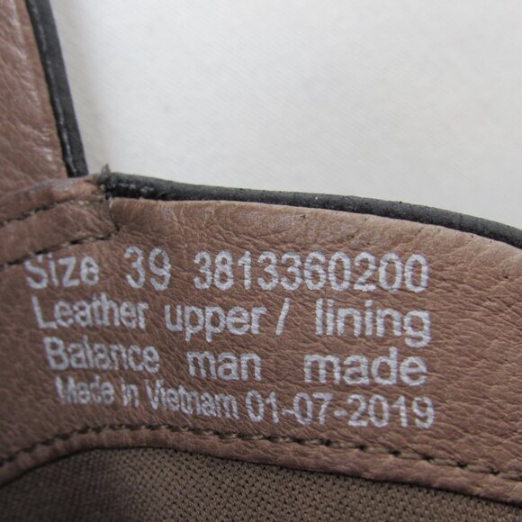 Dansko Black Leather RAINA Bootie Women's 39 8.5 9 - Picture 9 of 9